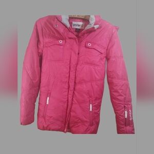 Etirel youth jacket large‎ 14-16 6 pocket, Snowsport hot pink